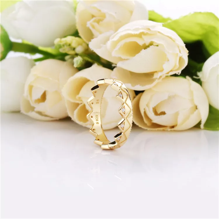 (bild till) PANDORA Exotic Crown Shine Ring 168033CZ - View 2
