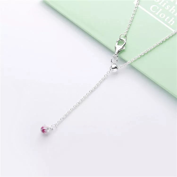 (bild till) Pandora Halsband Persikoblomma Blomma - 398074Nccmx - View 6