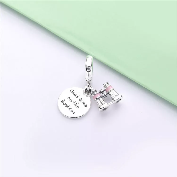 (bild till) PANDORA Heart Binoculars Hängberlock 798062CZ - View 3
