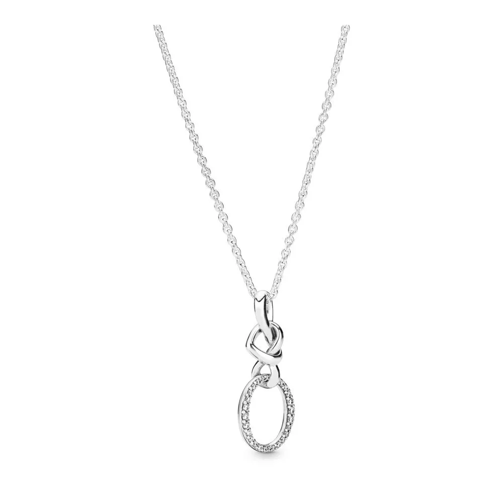 pandora knotted heart halsband 398078cz