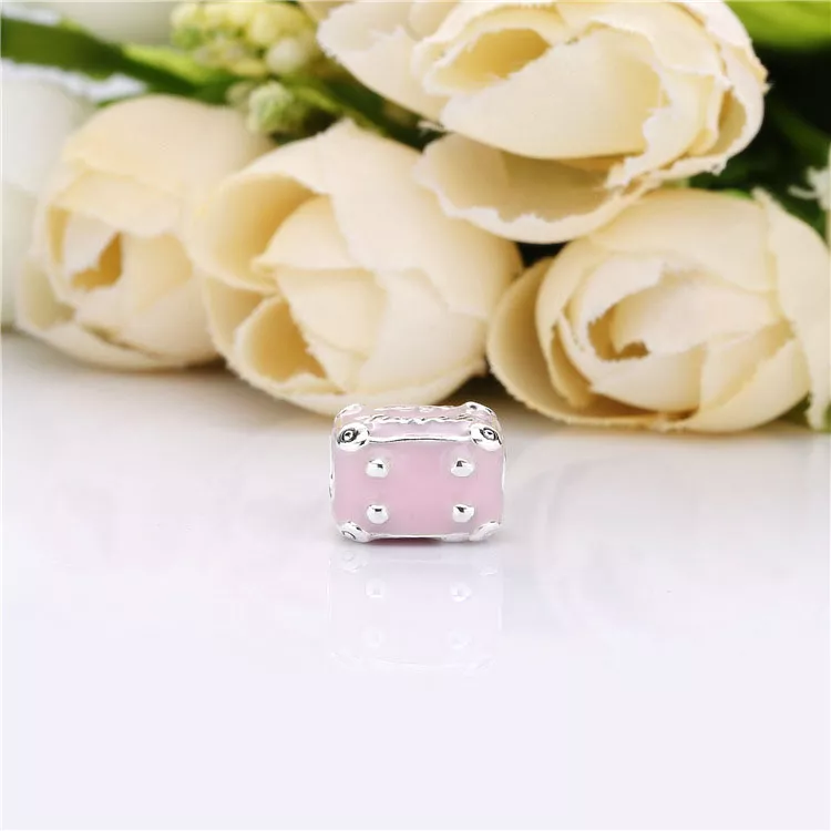 (bild till) PANDORA Pink Travel Bag Berlock 798063EN124 - View 4
