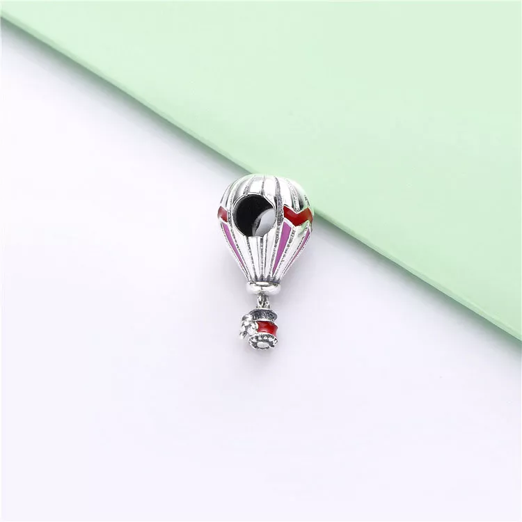(bild till) PANDORA Red Hot Air Balloon Hängberlock 798055ENMX - View 3
