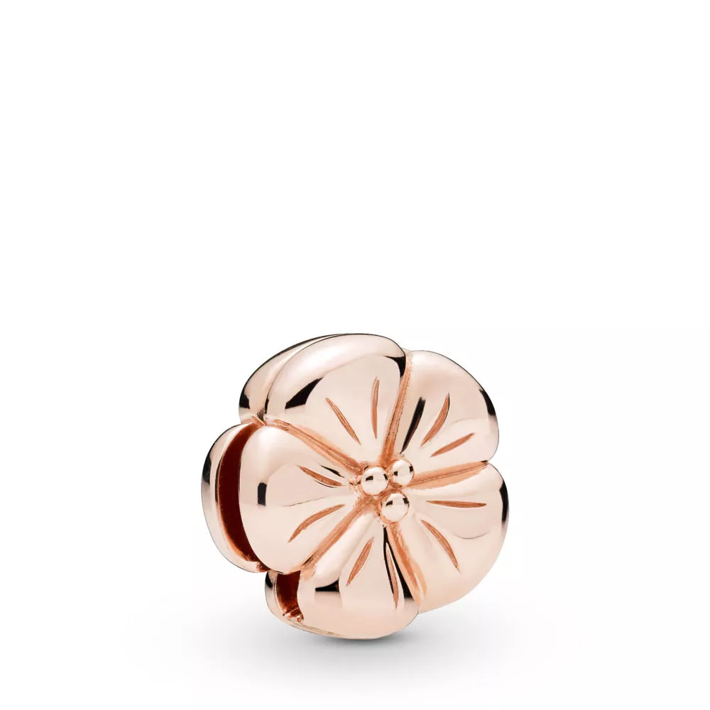 pandora reflexions classic flower rose clip berlock 787897