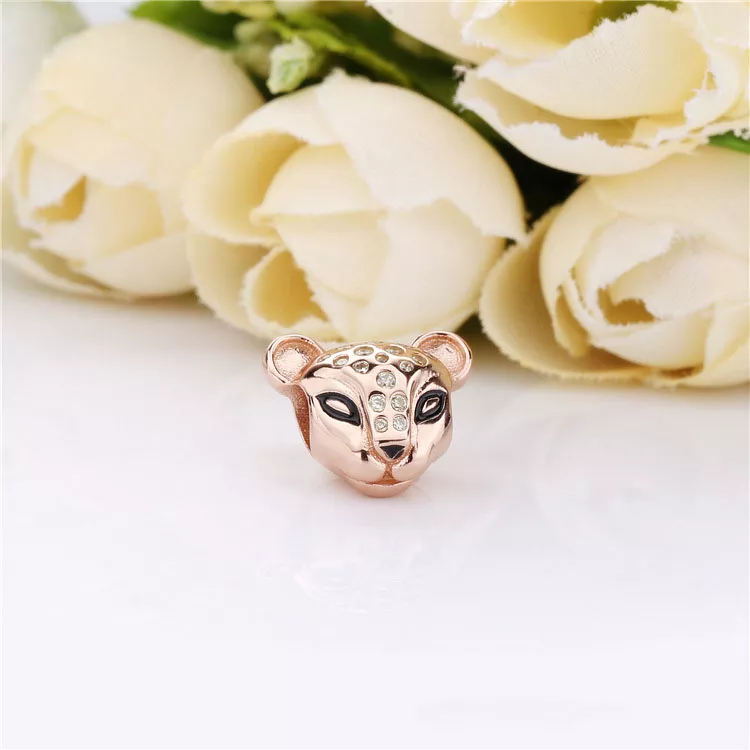(bild till) PANDORA Sparkling Lion Princess Rose Berlock 788024CZM - View 2
