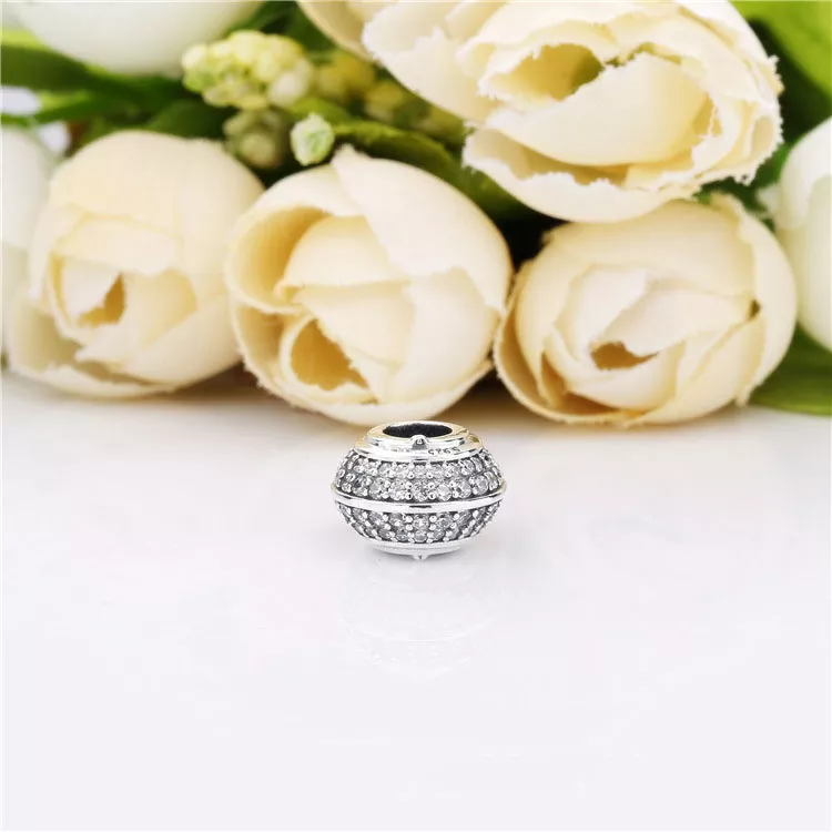 (bild till) PANDORA Sparkling Pavé Berlock Mellanled 798066CZ - View 4