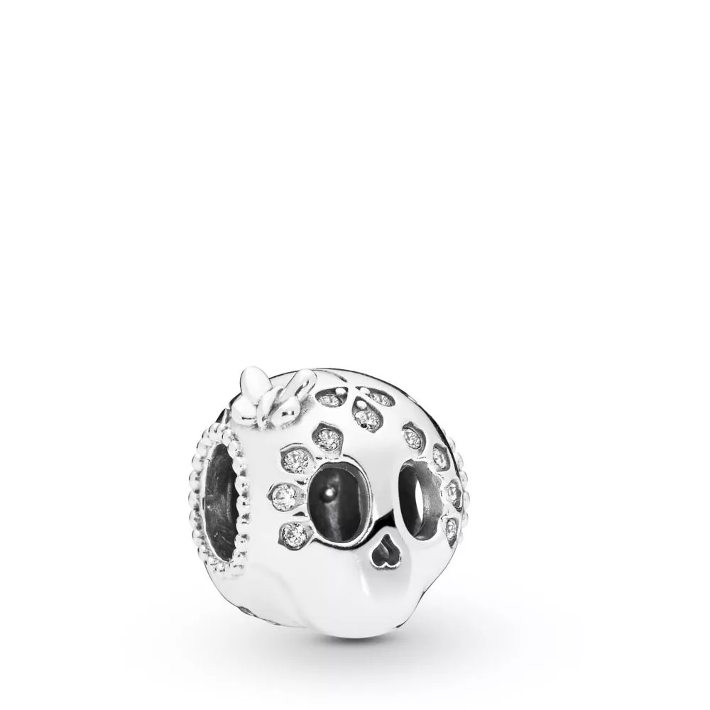 pandora sparkling skull berlock 797866cz