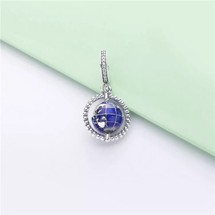 (bild till) PANDORA Spinning Globe Hängberlock 798021CZ - View 3