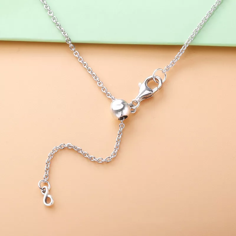 (bild till) Glittrande Evighetssymbol Halsband - 398821C01 - View 4