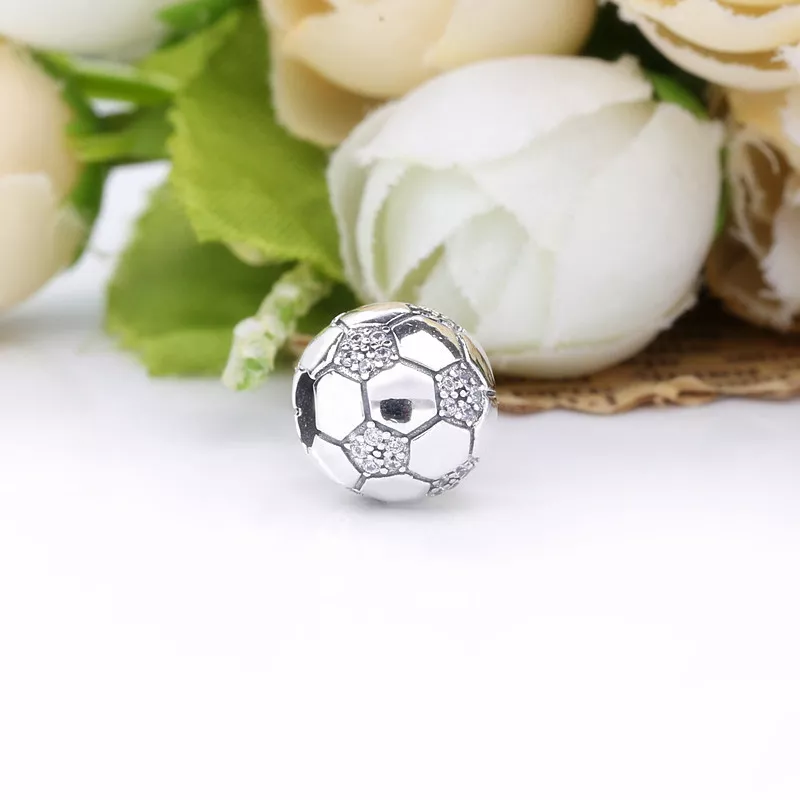(bild till) Glittrande Fotboll Berlock - 798795C01 - View 2