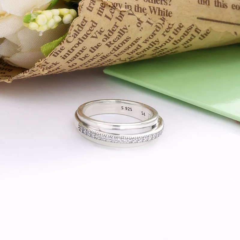 (bild till) Trippel Pavé Ring - 199040C01 - View 5