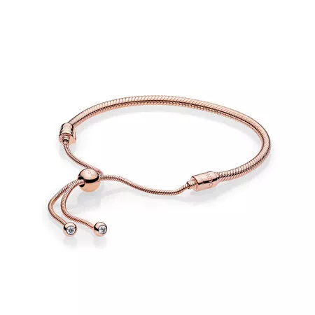pandora moments snake chain slider armband 587125cz
