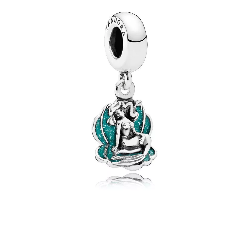 disney pandora ariel & sea shell hängberlock 791895en111