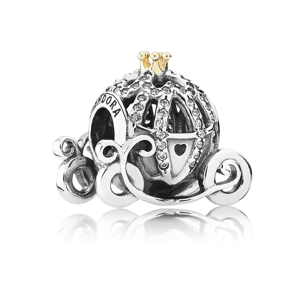 disney pandora cinderella's pumpkin coach berlock 791573cz