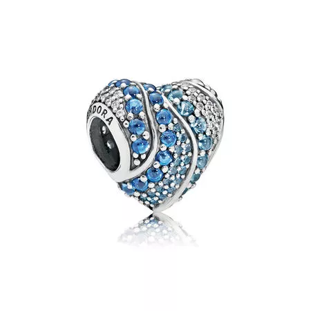 pandora aqua hjärtat berlock 797015nabmx