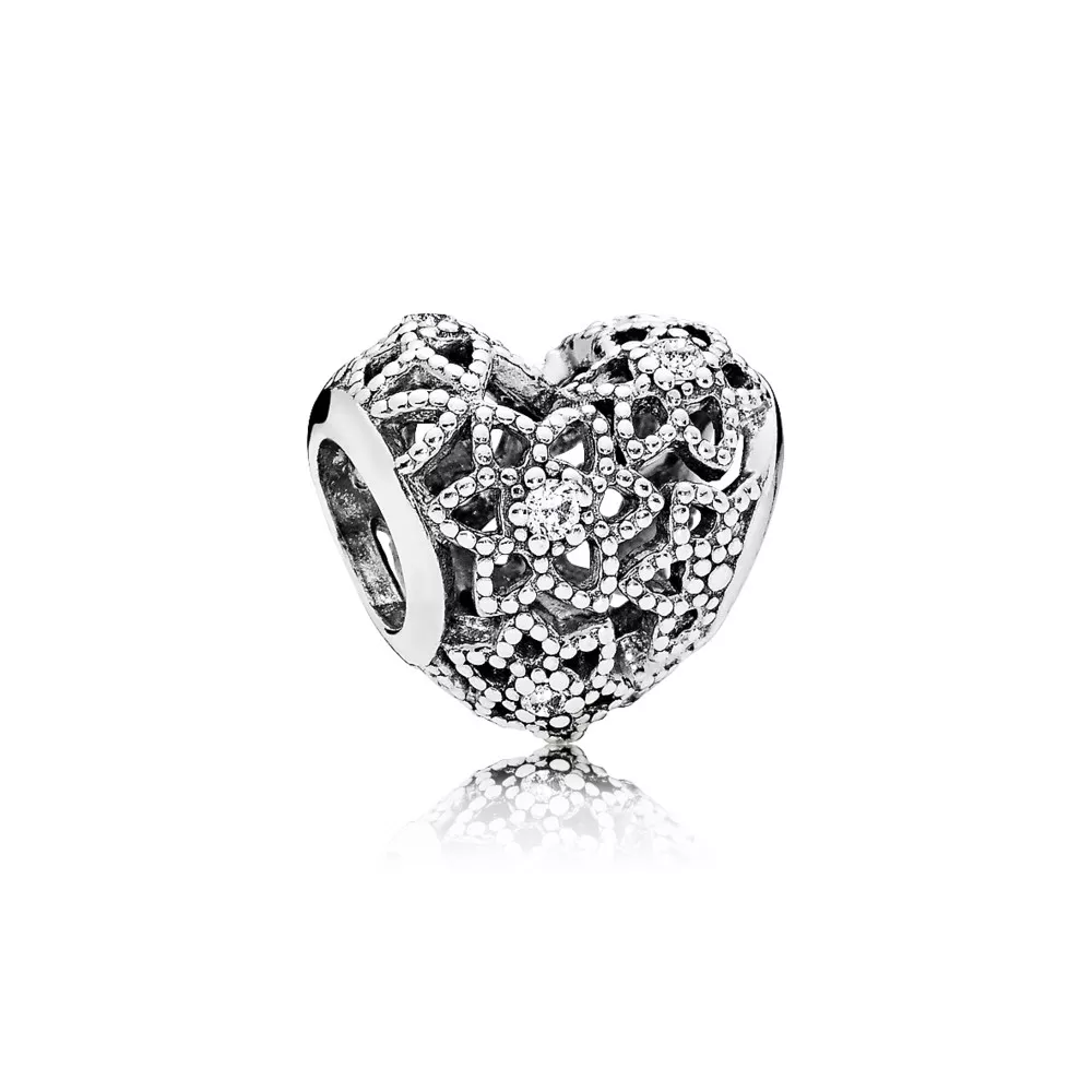 pandora blommande hjärta berlock 796264cz
