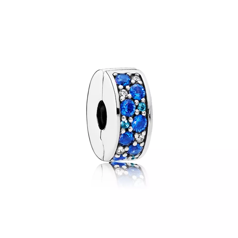 pandora blue mosaic shining elegance mellanled 791817nsbmx
