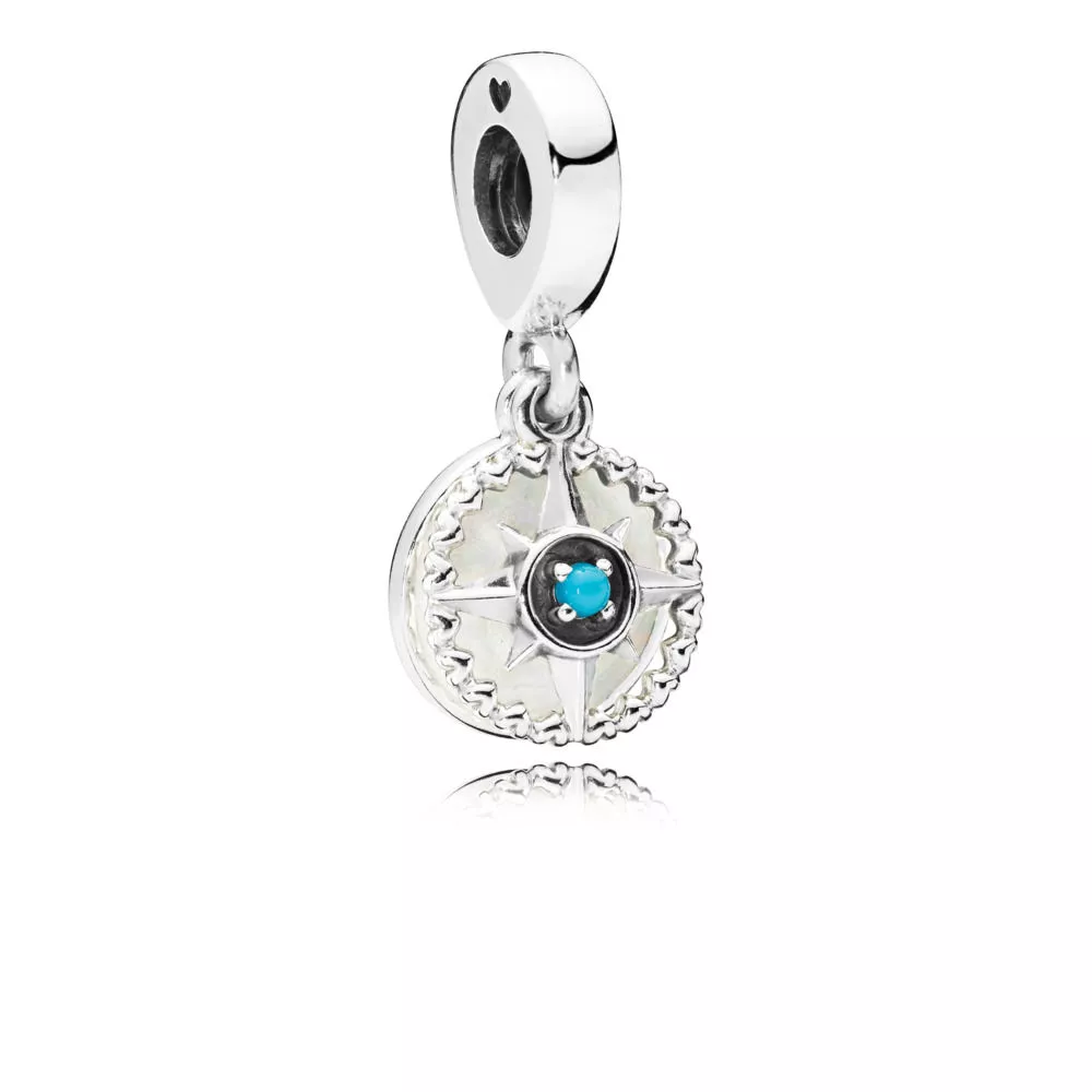pandora compass rose hängberlock 797196en23