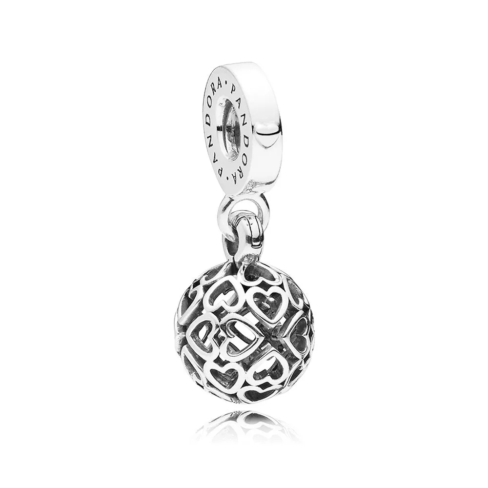 pandora harmonious hearts hängberlock 797255