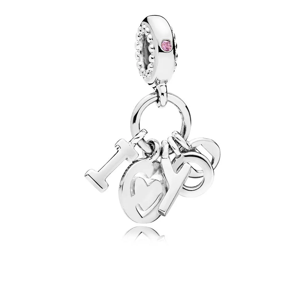 pandora i love you letters hängberlock 796596fpc