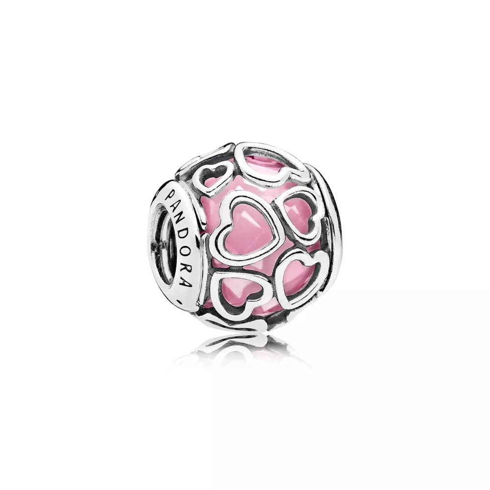 pandora pink encased in love berlock 792036pcz