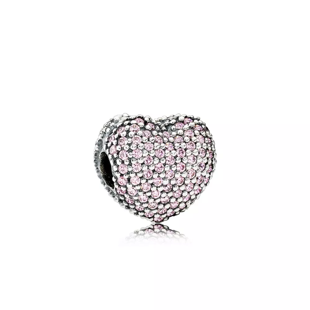 pandora pink pavé open my heart klämstopp 791427pcz
