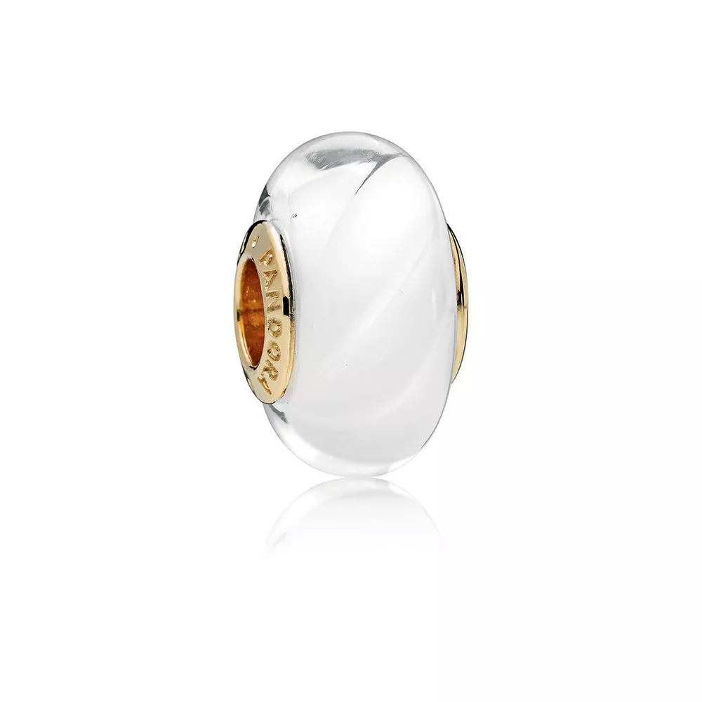pandora white waves glass berlock 767160
