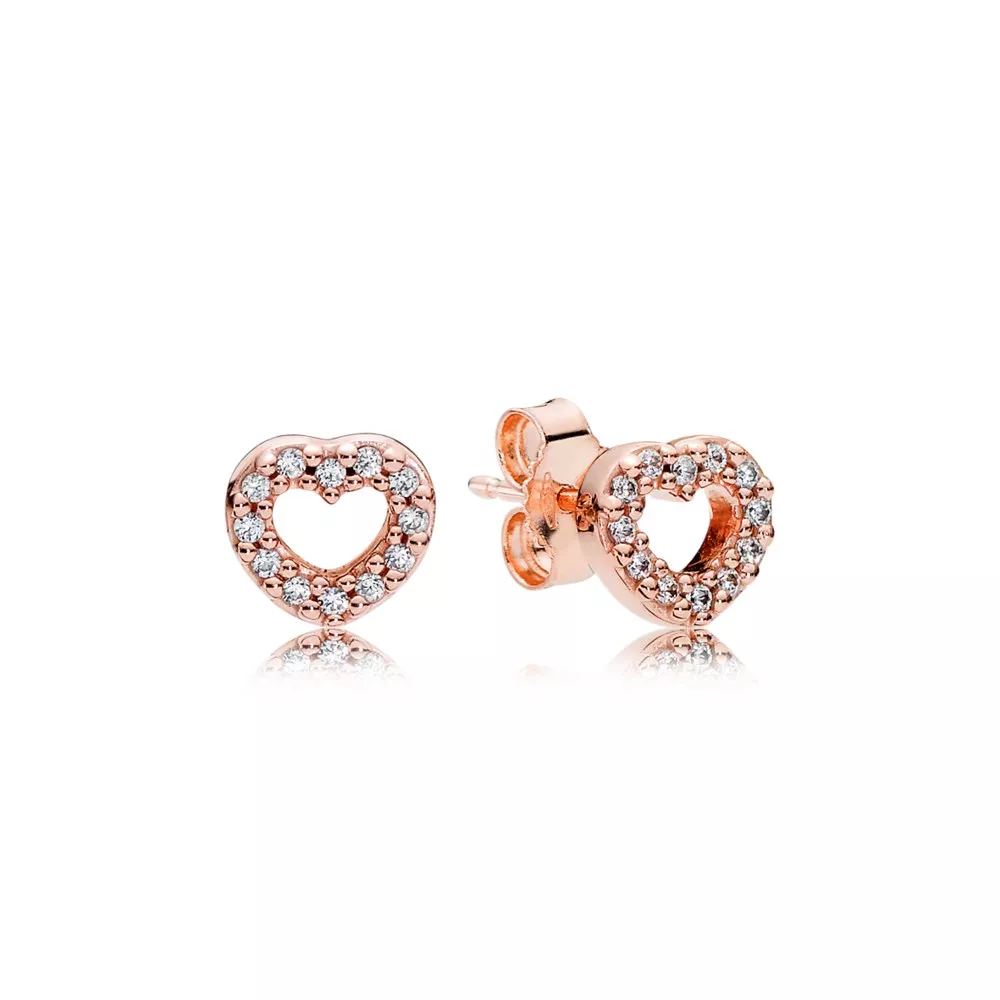 pandora captured hearts stiftörhängen 280528cz