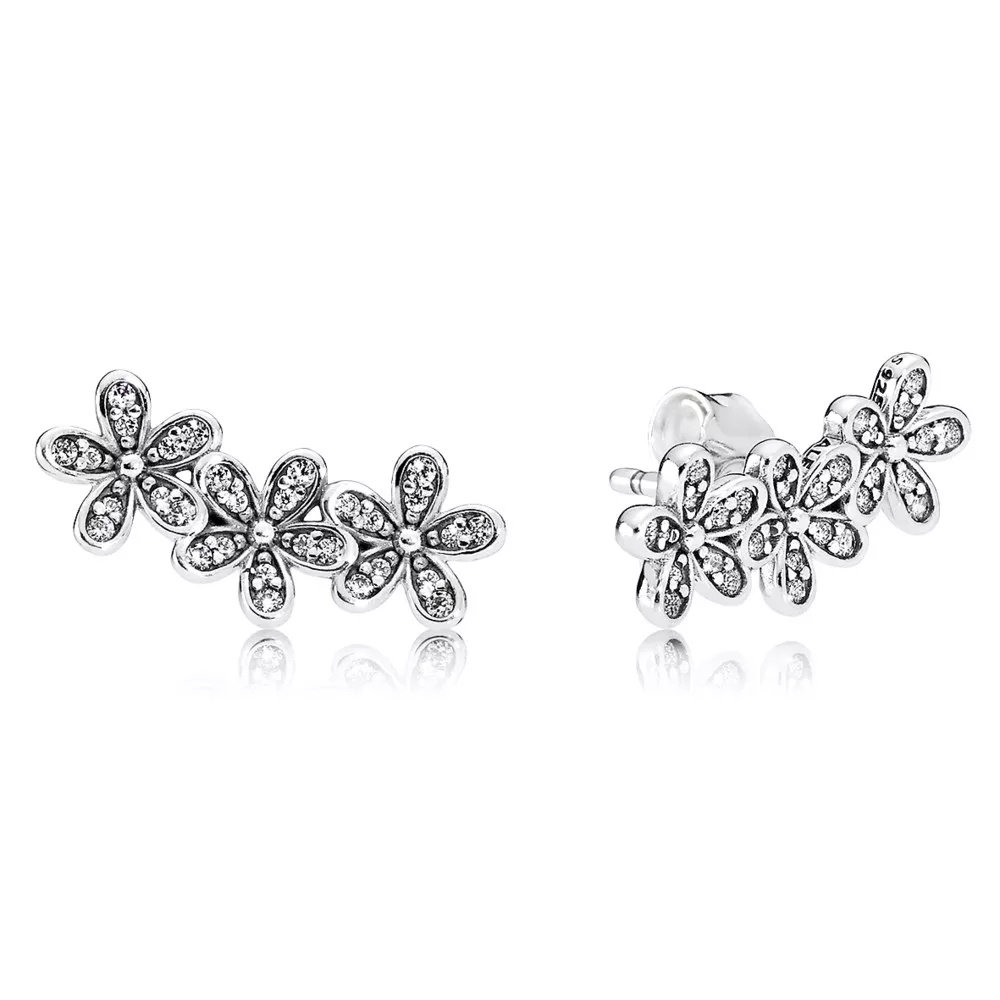 pandora dazzling daisy clusters stiftörhängen 290744cz