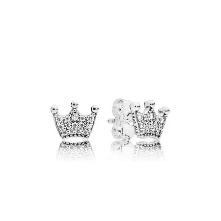 pandora enchanted crowns stiftörhängen 297127cz