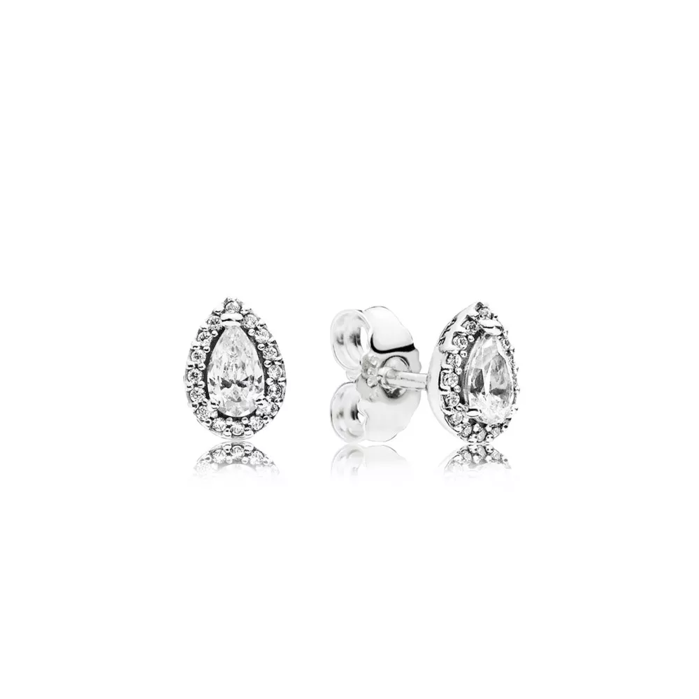 pandora radiant teardrops stiftörhängen 296252cz