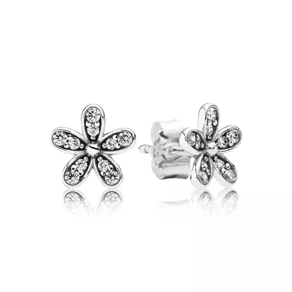 pandora sparkling daisies stiftörhängen 290570cz