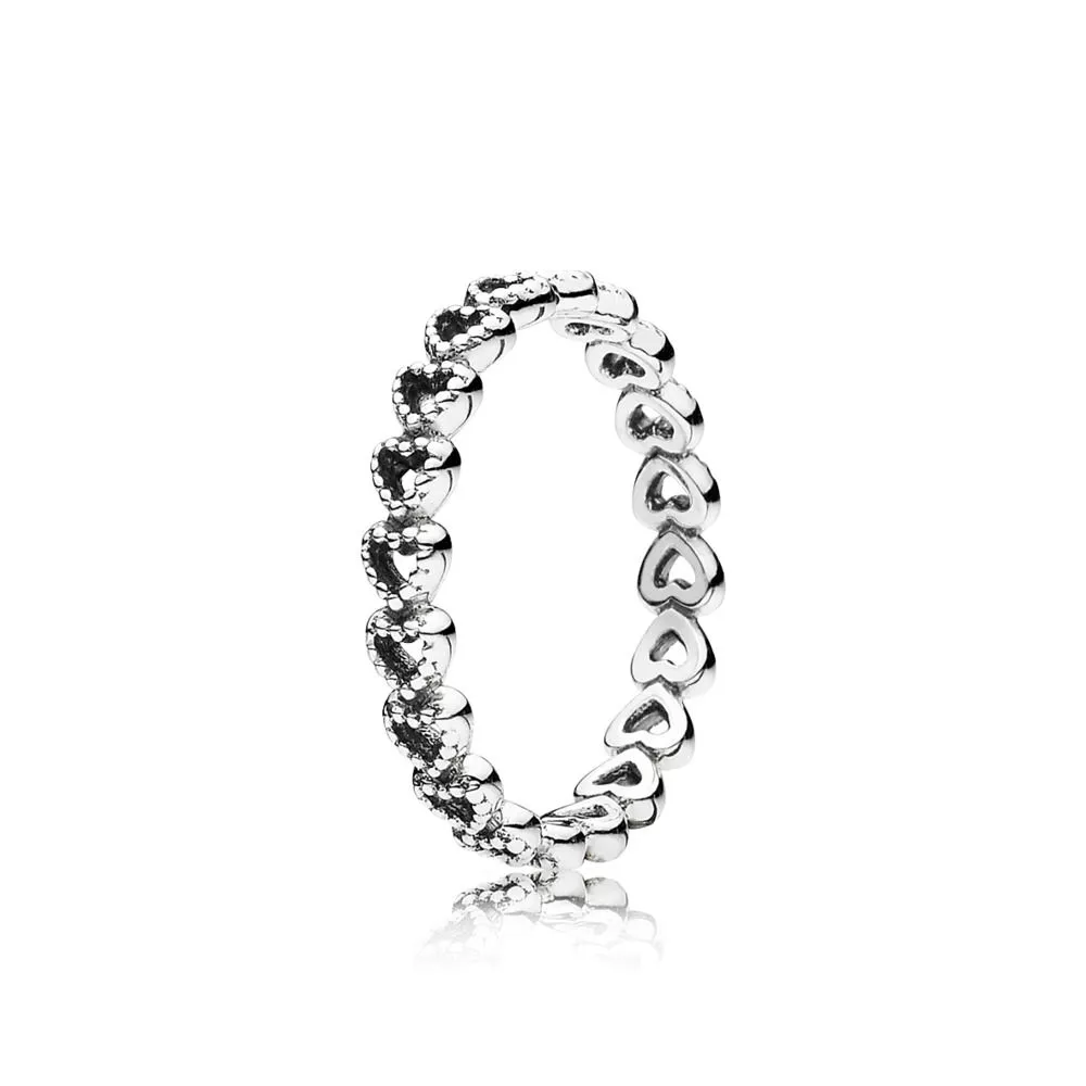 pandora band of hearts ring 190980