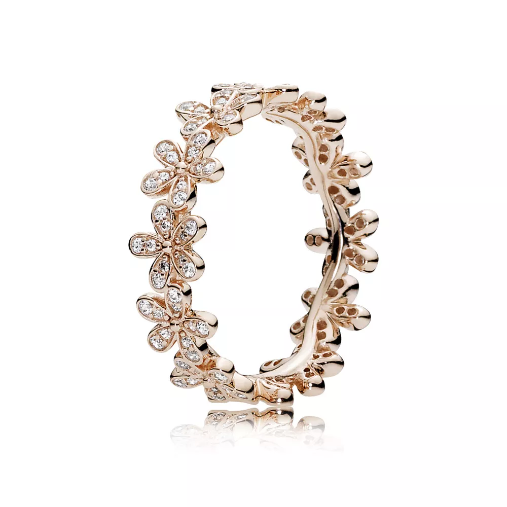 pandora daisy flower ring 180934cz