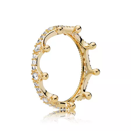 pandora enchanted crown ring 167119cz