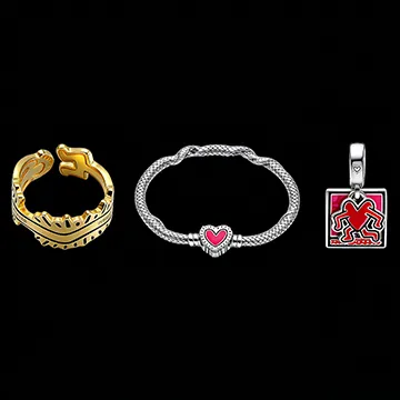 (bild till) Keith Haring™ x Pandora