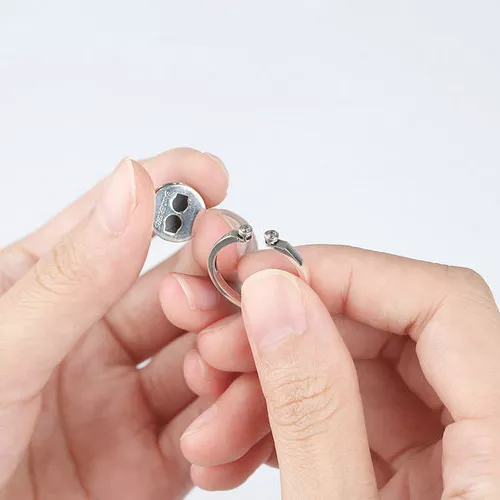 (bild till) Pandora Stil Ring Fjäril Avtagbar - Scr014 - View 3